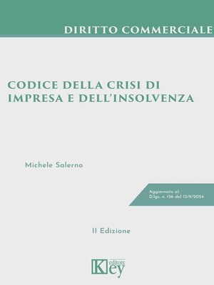 cover image of Codice della crisi di impresa e dell'insolvenza